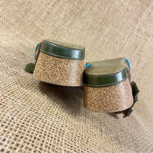 🛑SOLD🛑 Spring Step sandals floral boho leather multicolor brown strappy  7.5 - Picture 11 of 11